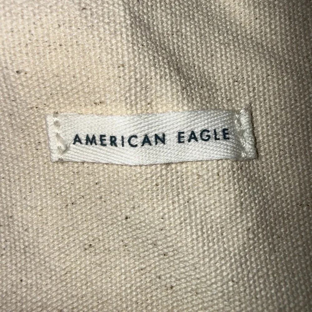 NWT American Eagle Peanuts Snoopy Apres Ski Club Canvas Tote Bag Colorado